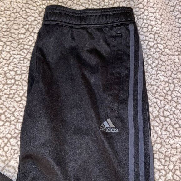 Adidas Black and Grey Track Pants Size Large - Picture 2 of 6
